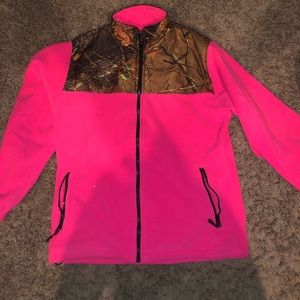 Trail Crest blaze pink coat
